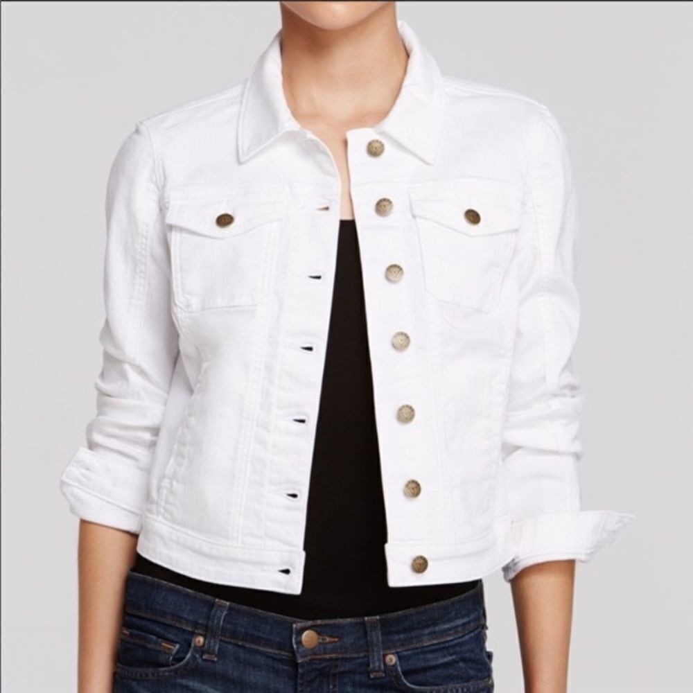 ✨2xHP✨Guess White Denim Jacket✨ - Picture 2 of 8